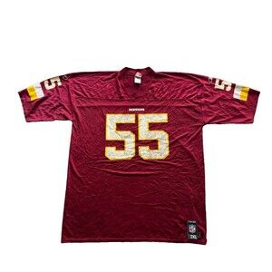 Vintage Reebok Jason Taylor Washington Redskins #55 NFL Jersey 2XL Red